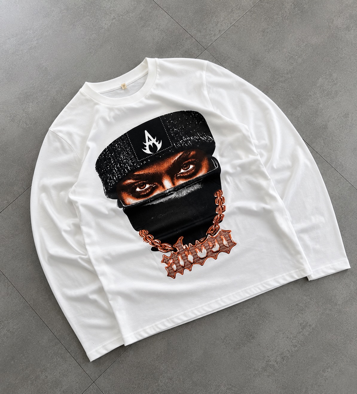 FULL SLEEVE WHITE PRINTED